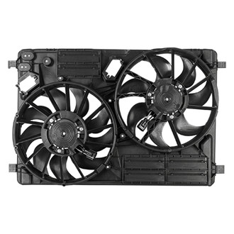 Replace® - Dual Radiator and Condenser Fan Assembly
