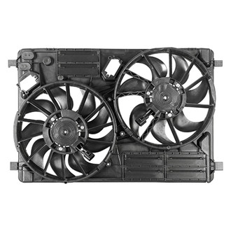 Replace® - Dual Radiator and Condenser Fan Assembly