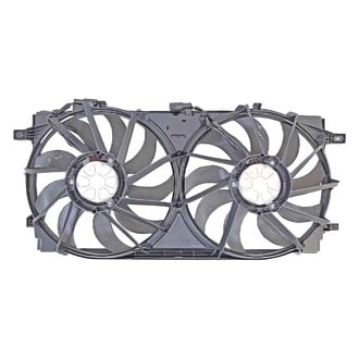 Replace® - Radiator and Condenser Fan Assembly with Two Fans