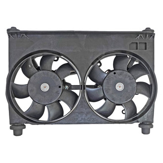 Replace® - Radiator and Condenser Fan Assembly with Two Fans