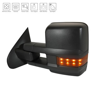 Replace® - Driver Side Power View Mirror (Heated, Foldaway) (Standard Line)