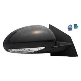 Replace® - Passenger Side Power View Mirror (Heated, Foldaway) (Standard Line)
