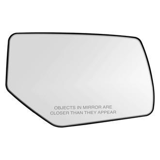 Replace® - Passenger Side Power Mirror Glass (Heated, Foldaway) (Standard Line)
