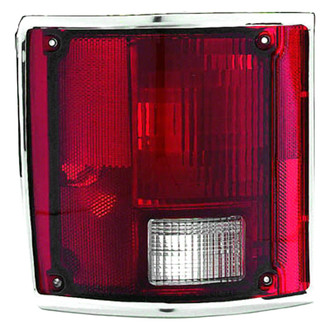 Replace® - Driver Side Replacement Tail Light Lens and Housing (Standard Line)
