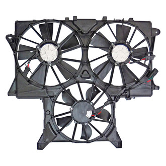 Replace® - Triple Radiator and Condenser Fan Assembly