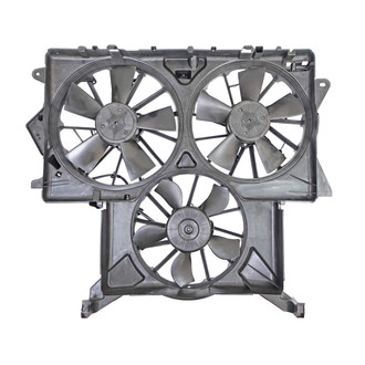 Replace® - Radiator and Condenser Fan Assembly with Three Fans