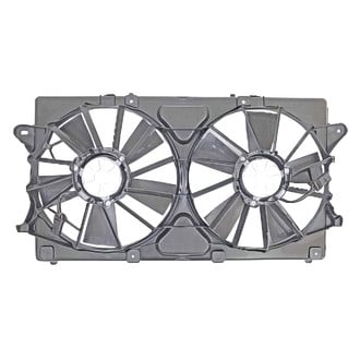 Replace® - Radiator and Condenser Fan Assembly with Two Fans