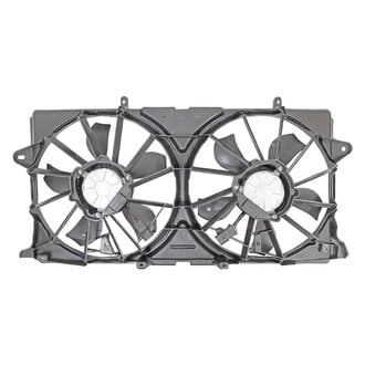 Replace® - Radiator and Condenser Fan Assembly with Two Fans