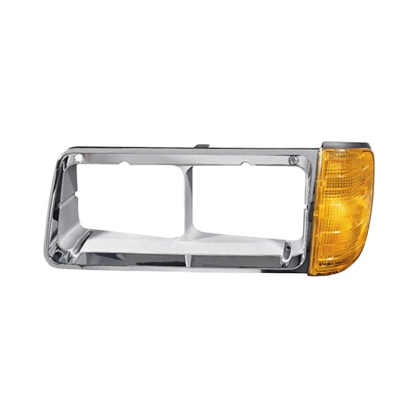 Replace® - Driver Side Headlight Bezel with Turn Signal Light