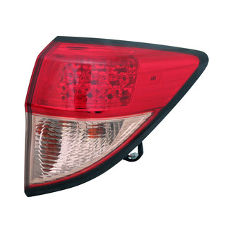 Replace® - Passenger Side Outer Replacement Tail Light (CAPA Certified)