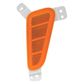Replace® - Front Driver Side Bumper Reflector (CAPA Certified)