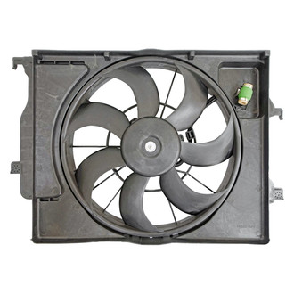 Replace® - Radiator and Condenser Fan Assembly with One Big Fan