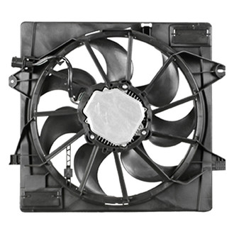 Replace® - Radiator and Condenser Fan Assembly with One Big Fan