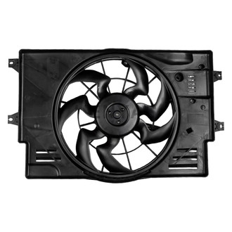 Replace® - Radiator and Condenser Fan Assembly with One Big Fan