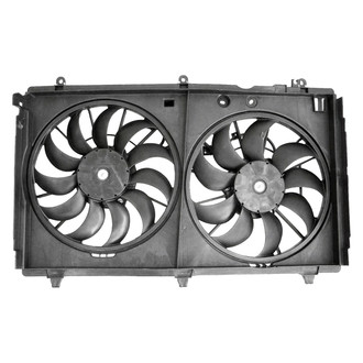 Replace® - Dual Radiator and Condenser Fan Assembly