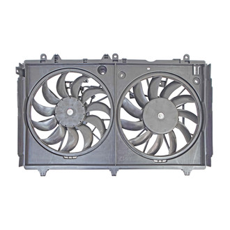 Replace® - Radiator and Condenser Fan Assembly with Two Fans
