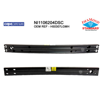 Replace® NI1106204DSC - Rear Bumper Reinforcement (Diamond Standard Line)