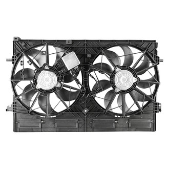 Replace® - Dual Radiator and Condenser Fan Assembly