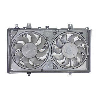 Replace® - Radiator and Condenser Fan Assembly with Two Fans