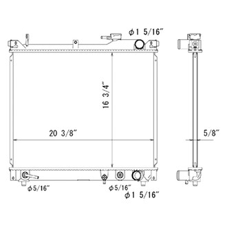 Replace® - Engine Coolant Radiator