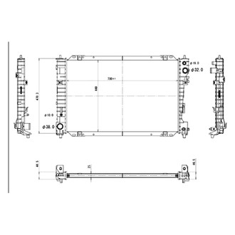 Replace® - Engine Coolant Radiator