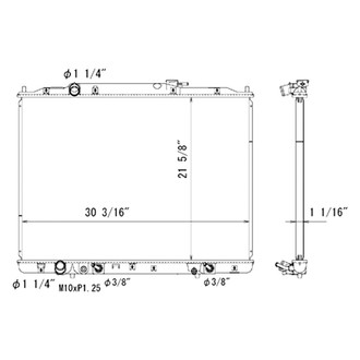 Replace® - Engine Coolant Radiator
