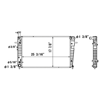 Replace® - Engine Coolant Radiator