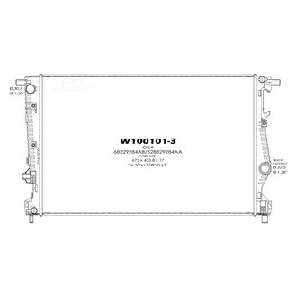 Replace® - Engine Coolant Radiator
