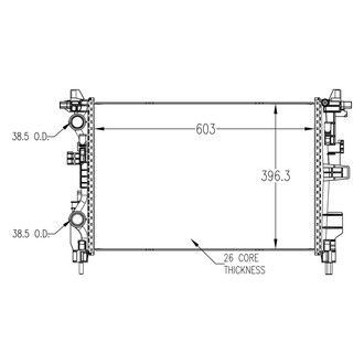 Replace® - Engine Coolant Radiator