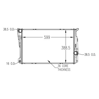 Replace® - Engine Coolant Radiator