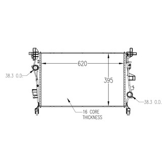 Replace® - Engine Coolant Radiator