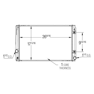 Replace® - Engine Coolant Radiator