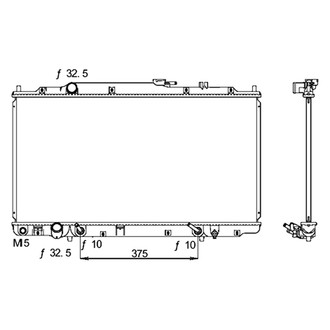 Replace® - Engine Coolant Radiator