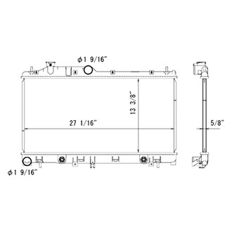 Replace® - Engine Coolant Radiator