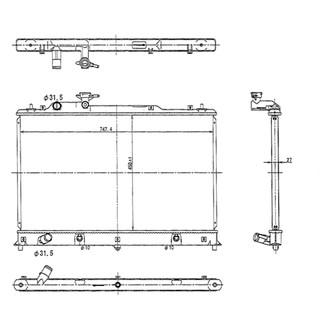 Replace® - Engine Coolant Radiator