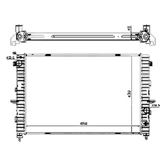 Replace® - Engine Coolant Radiator