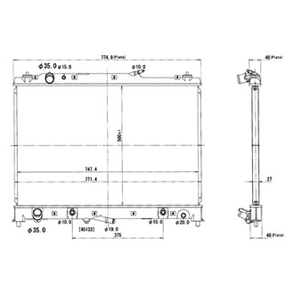 Replace® - Engine Coolant Radiator