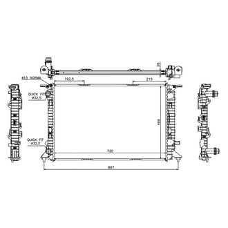 Replace® - Engine Coolant Radiator