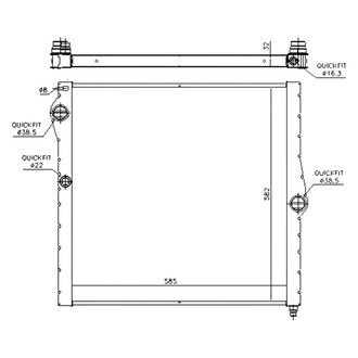 Replace® - Engine Coolant Radiator