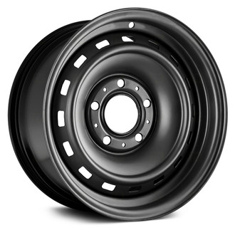 Replace® - 16-Slot Black 15x7 Steel Factory Wheel - Remanufactured