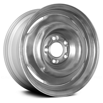 Replace® - 4-Slot Silver 15x5 Steel Factory Wheel - Remanufactured