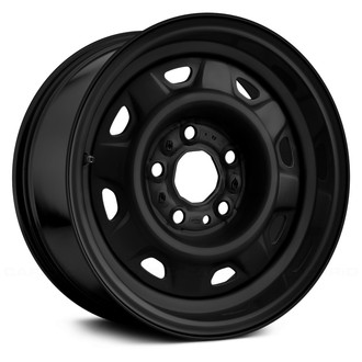 Replace® - 8-Slot Black 14x5.5 Steel Factory Wheel - Remanufactured