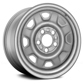 Replace® - 8-Slot Silver 15x6 Steel Factory Wheel - Remanufactured