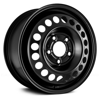 Replace® - 20-Hole Black 15x4 Steel Factory Wheel - Remanufactured