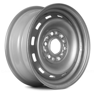 12 Flat-Spoke Silver 16x6.5 Steel Factory Wheel - Remanufactured