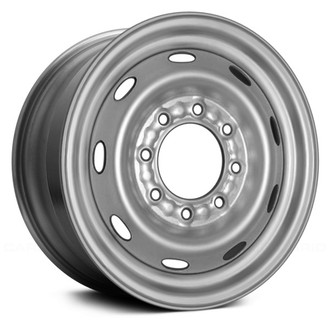 Replace® - 9-Slot Silver 16x7 Steel Factory Wheel - Remanufactured