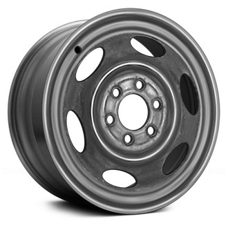 Replace® - 6-Slot Silver 15x7 Steel Factory Wheel - Remanufactured