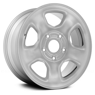 Replace® - 5-Spoke Silver 17x8 Steel Factory Wheel - Remanufactured