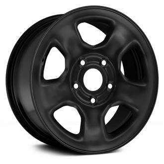 Replace® - 5-Spoke Black 17x8 Steel Factory Wheel - Remanufactured