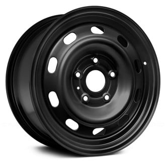 Replace® - 10-Slot Black 17x7 Steel Factory Wheel - Remanufactured